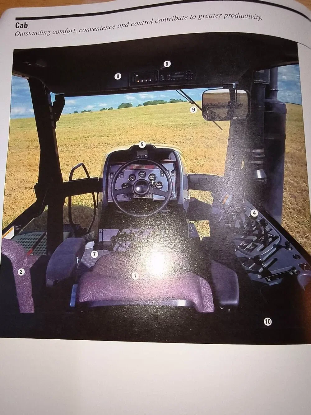 1998  CAT CHALLENGER 75E  TRACTOR,  LIT # AEHQ5284  2-98